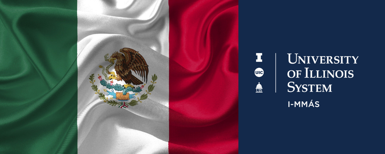 Mexican flag & I-MMAS logo