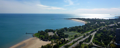 Lake Michigan Chicago shoreline