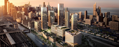 Rendering of future DPI home at the 78 in Chicago
