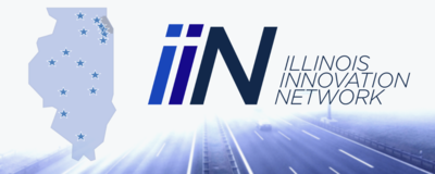 IIN logo and map
