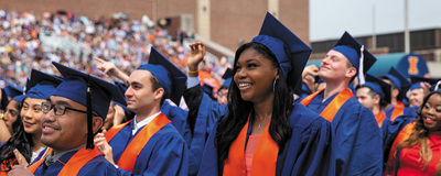 Illini at graduation