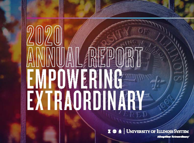university seal/annual report cover