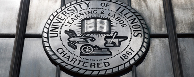 silver seal of the university